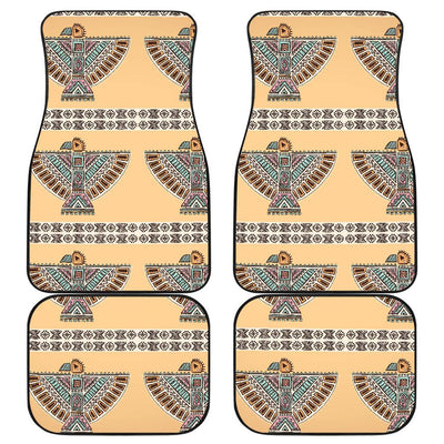 Native American Eagle Pattern Front and Back Car Floor Mats