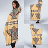 Native American Eagle Pattern Hooded Blanket-JORJUNE.COM