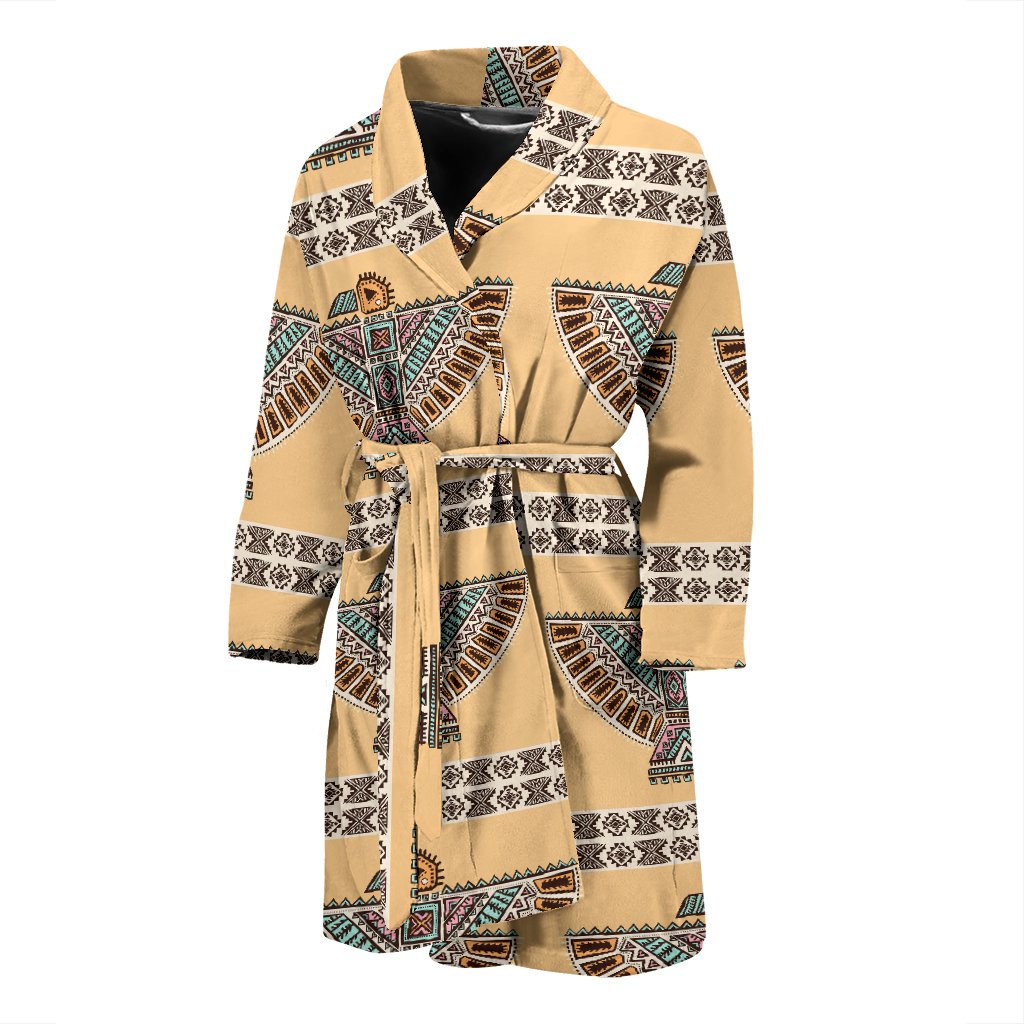 Native American Eagle Pattern Men Bath Robe