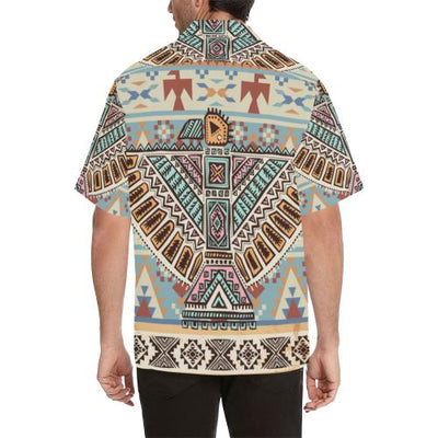 Native American Eagle Pattern Men Hawaiian Shirt