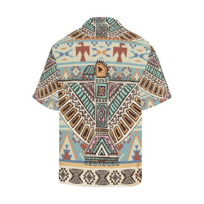 Native American Eagle Pattern Men Hawaiian Shirt