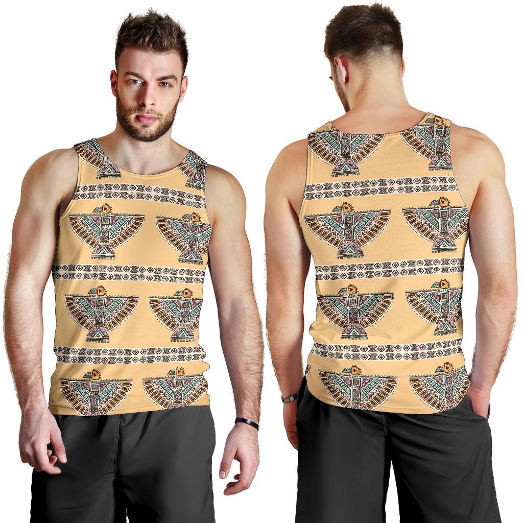 Native American Eagle Pattern Men Tank Top