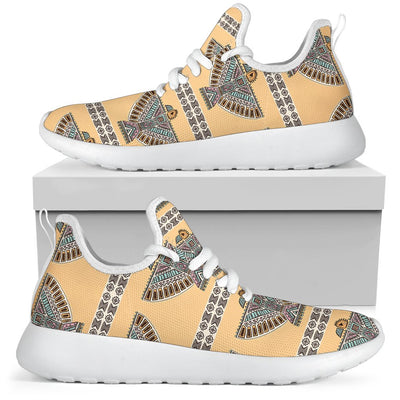 Native American Eagle Pattern Mesh Knit Sneakers Shoes