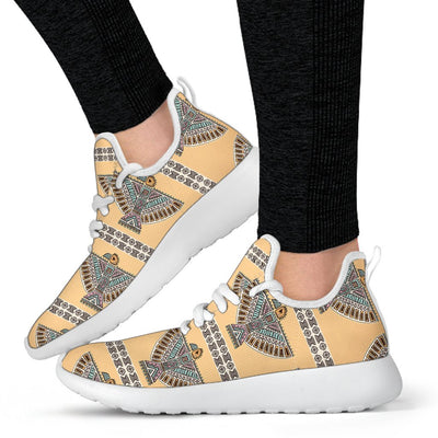 Native American Eagle Pattern Mesh Knit Sneakers Shoes