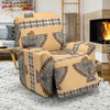 Native American Eagle Pattern Recliner Slipcover-JORJUNE.COM