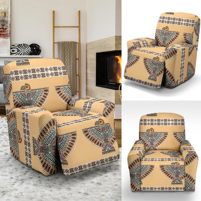 Native American Eagle Pattern Recliner Slipcover-JORJUNE.COM