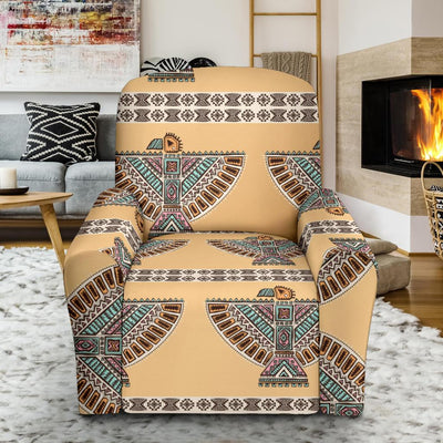 Native American Eagle Pattern Recliner Slipcover-JORJUNE.COM