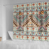 Native American Eagle Pattern Shower Curtain