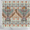 Native American Eagle Pattern Shower Curtain