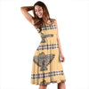 Native American Eagle Pattern Sleeveless Mini Dress