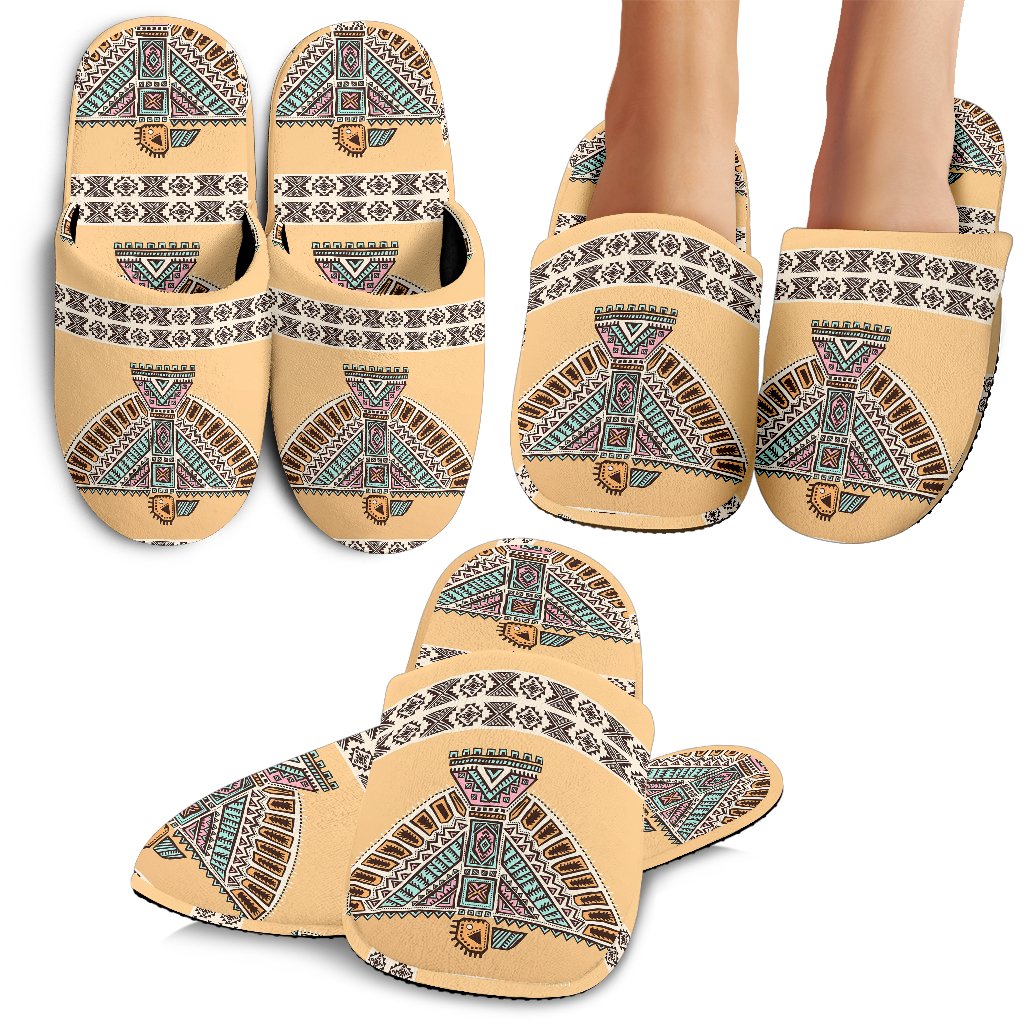 Native American Eagle Pattern Slippers