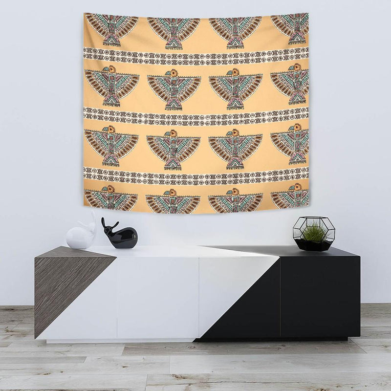 Native American Eagle Pattern Tapestry