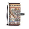 Native American Eagle Pattern Wallet Phone Case