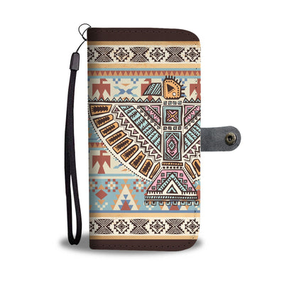 Native American Eagle Pattern Wallet Phone Case