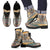 Native American Eagle Pattern Women & Men Leather Boots