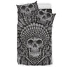 Native American Indian Skull Duvet Cover Bedding Set