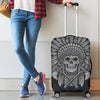 Native American Indian Skull Luggage Cover Protector