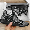 Native American Indian Skull Mesh Knit Sneakers Shoes