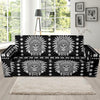 Native American Indian Skull Sofa Slipcover-JORJUNE.COM