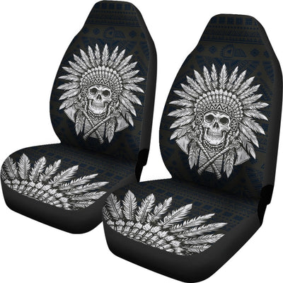 Native American Indian Skull Universal Fit Car Seat Covers
