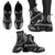 Native American Indian Skull Women Leather Boots