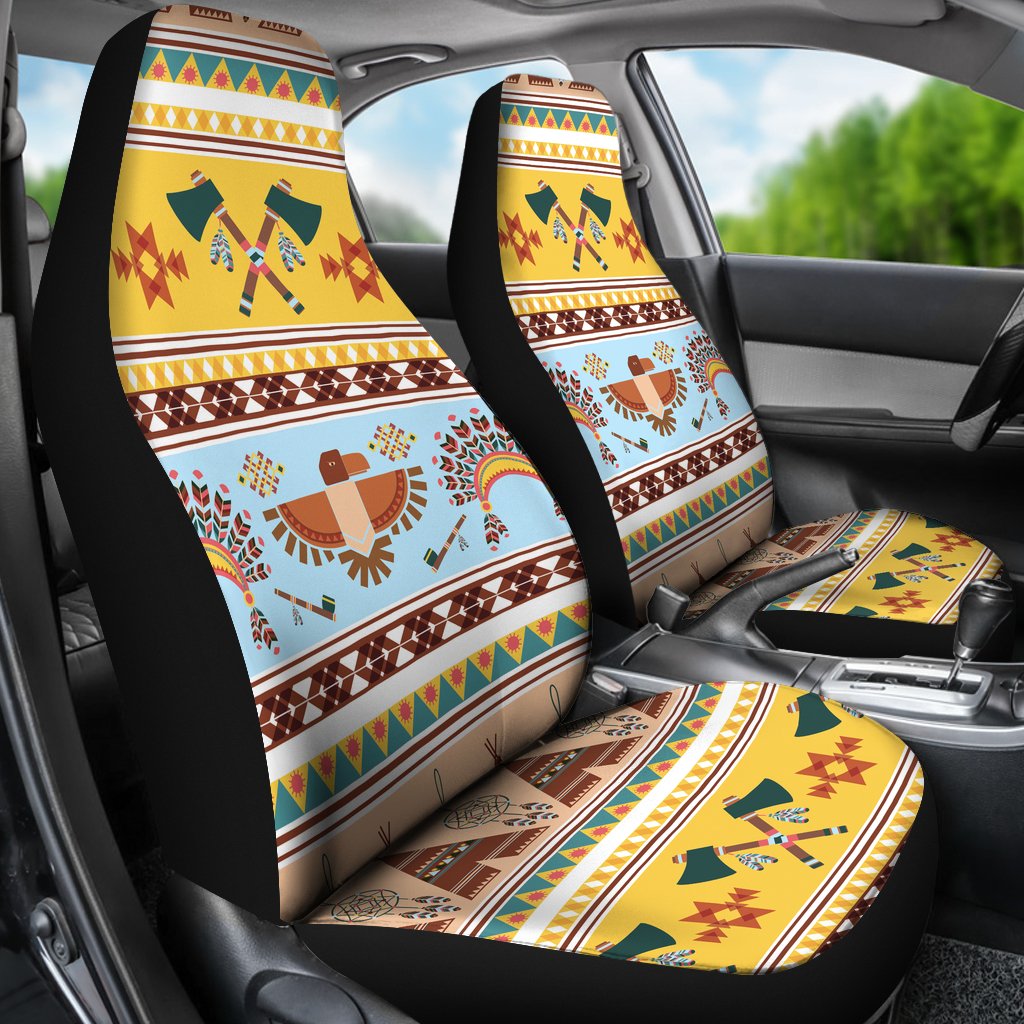 Native American Pattern Design Print Universal Fit Car Seat Covers