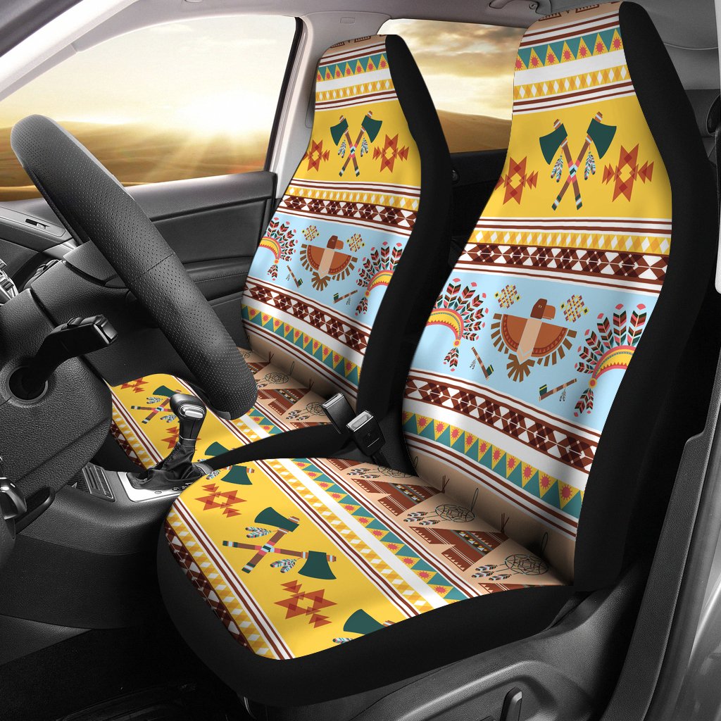 Native American Pattern Design Print Universal Fit Car Seat Covers