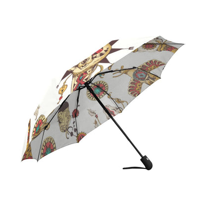 Native American Symbol Pattern Automatic Foldable Umbrella