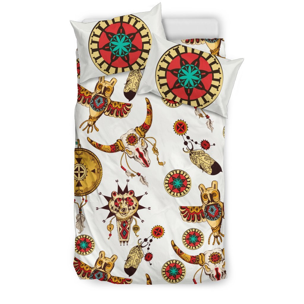 Native American Symbol Pattern Duvet Cover Bedding Set