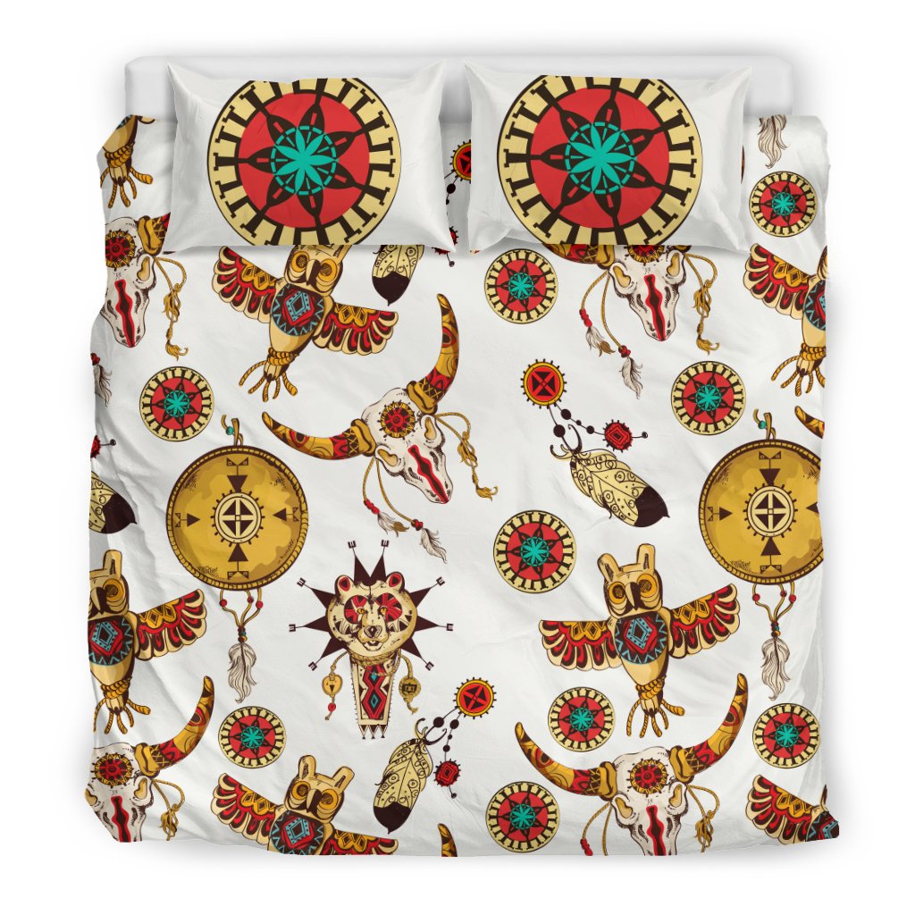 Native American Symbol Pattern Duvet Cover Bedding Set