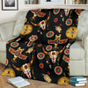 Native American Symbol Pattern Fleece Blanket