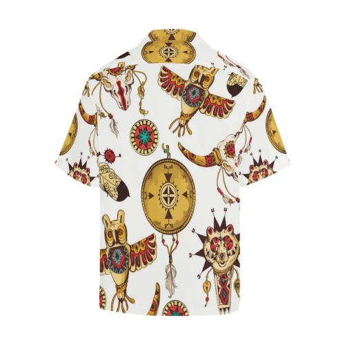 Native American Symbol Pattern Men Hawaiian Shirt