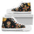 Native American Symbol Pattern Men High Top Shoes