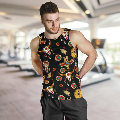 Native American Symbol Pattern Men Tank Top