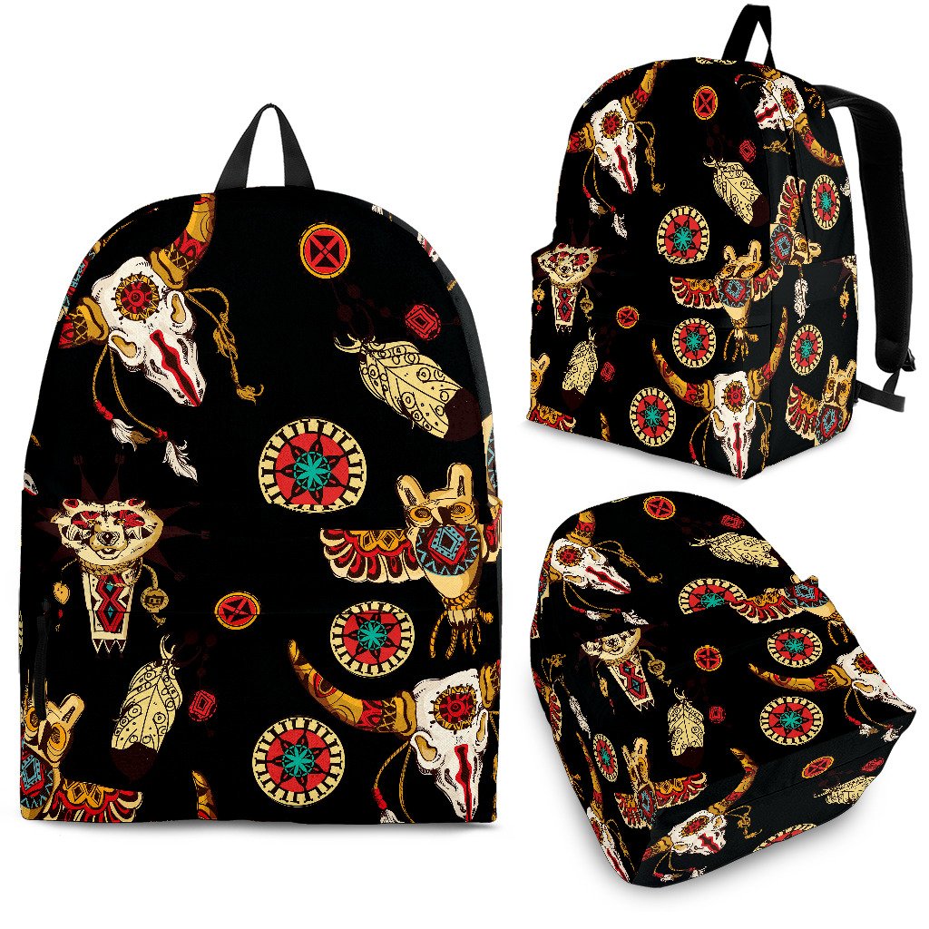 Native American Symbol Pattern Premium Backpack