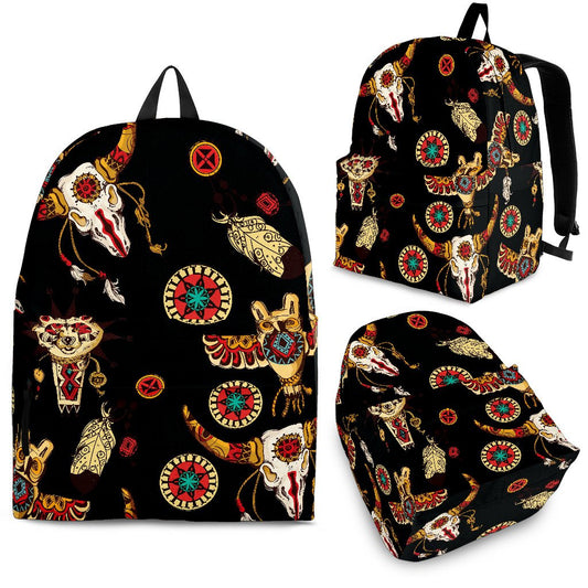 Native American Symbol Pattern Premium Backpack