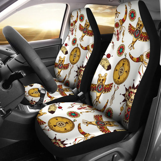 Native American Symbol Pattern Universal Fit Car Seat Covers