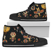 Native American Symbol Pattern Women High Top Shoes