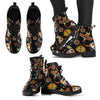 Native American Symbol Pattern Women Leather Boots