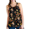 Native American Symbol Pattern Women Racerback Tank Top