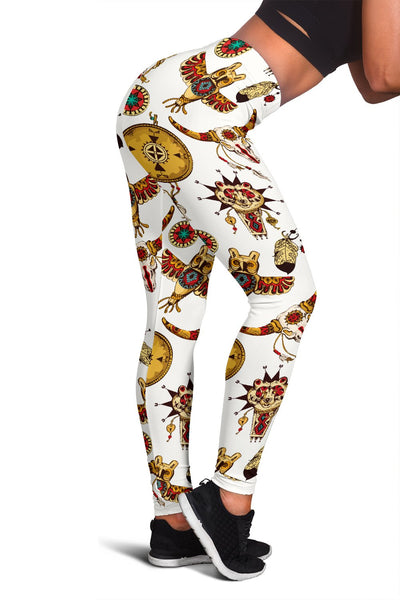 Native American Symbol Pattern.Women Leggings