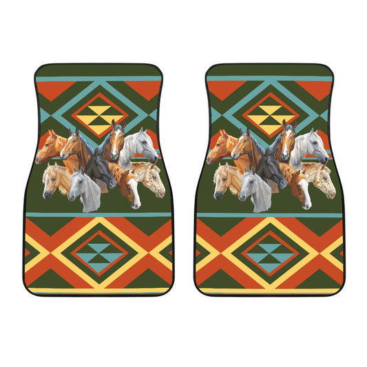 Native Horse Car Floor Mats