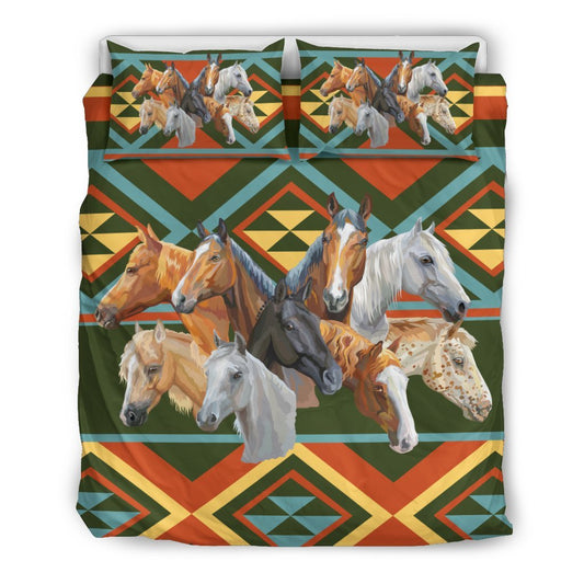 Native Horse Duvet Cover Bedding Set
