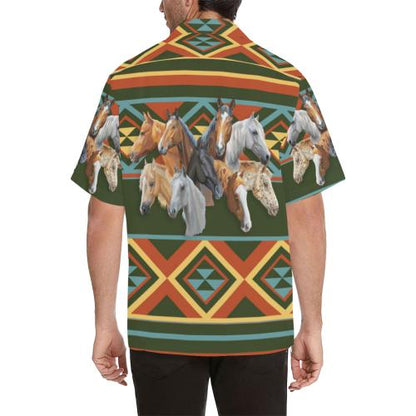 Native Horse Men Hawaiian Shirt