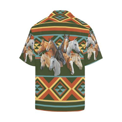 Native Horse Men Hawaiian Shirt