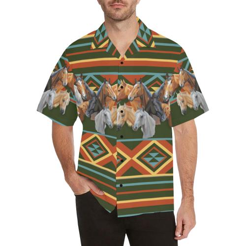 Native Horse Men Hawaiian Shirt