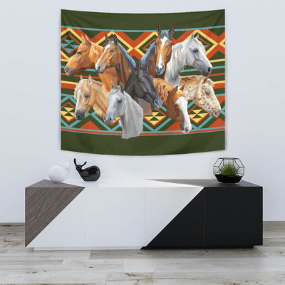 Native Horse Wall Tapestry