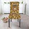 Native Indian Buffalo head Dining Chair Slipcover-JORJUNE.COM
