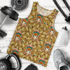 Native Indian Buffalo head Men Tank Top