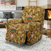 Native Indian Buffalo head Recliner Slipcover-JORJUNE.COM